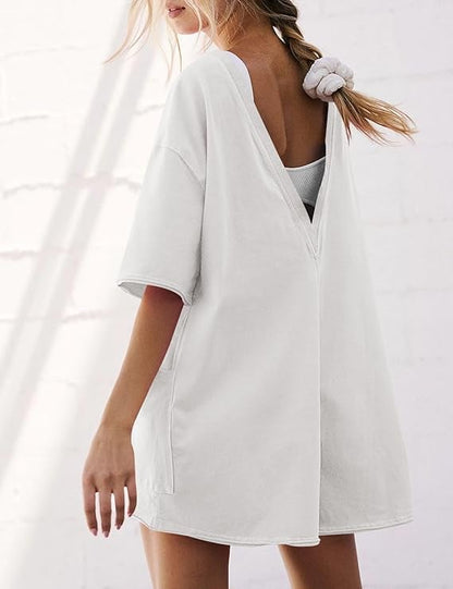 Viral Oversized T-Shirt Romper