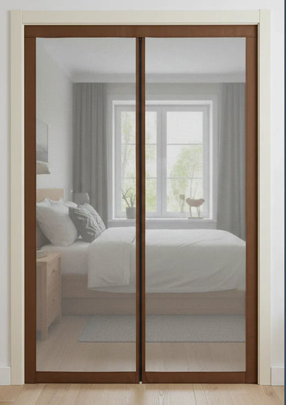 Mesh Curtain Door - Instant Mosquito Net Screen for Flies & Insects Easy Fastening Anti-Mosquito Door Curtain Modern Minimalist Style