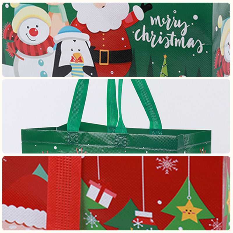 ♻️[Best Gift For Kids] ♻️🎁Halloween & Christmas Non-Woven Candy Tote Bag🎁
