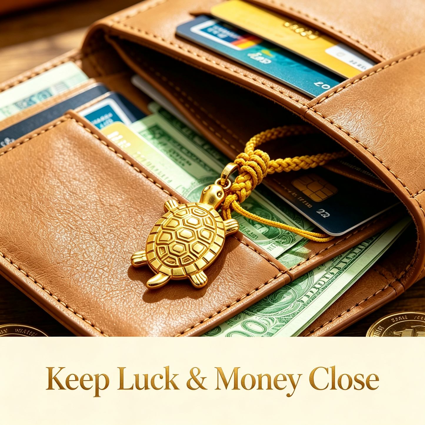 💫2026 Golden TurtleCharm - Bites onto Luck,Never Lets Go💫