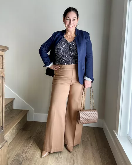 ⏳Limited Sale 57% OFF🌸Women's Plus Size High Stretch High-Waist Wide-Leg Pants