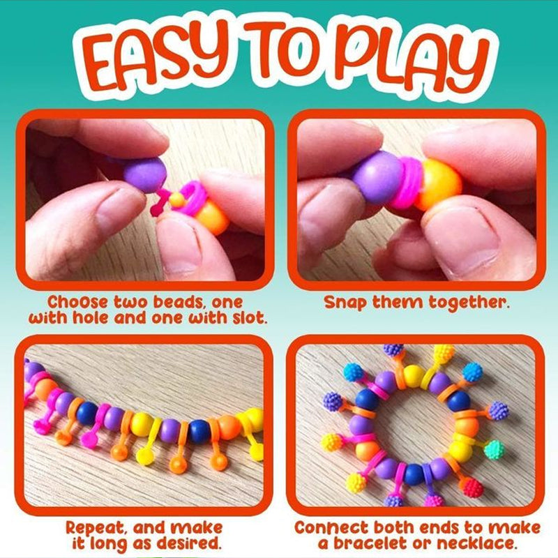 👸🏻Hot Sale Deals-Pop Beads for Kids' Jewelry Making