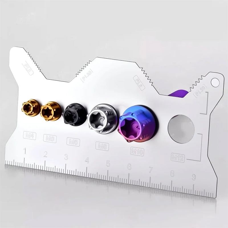 🔥For a limited time 24 hours 💥Hot Sale 58% off🎉Stainless Steel Double-Sided Bolt Gauge Card