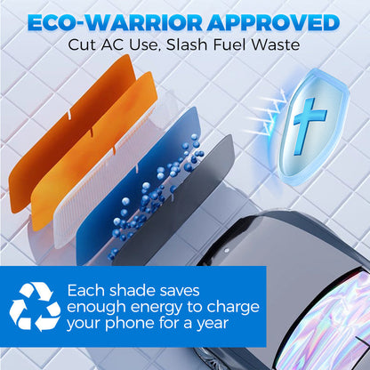 🌞 Summer Hot Sale 50% OFF 🌈Laser Car Windshield Sunshade