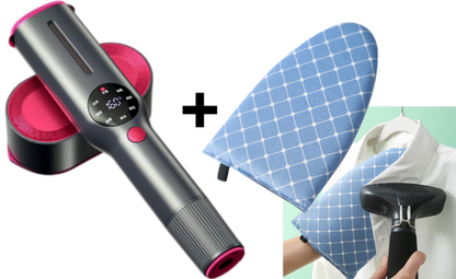 📢📢50% OFF!!! 🔥✨ Handheld Garment Steamer – Intense Steam, Fast Heat-Up and 90° Rotating Head | Perfect for Travel and Home ⚡