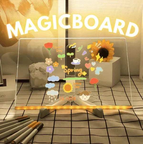 ✨LAST WEEK SPECIAL PRICE: $25.8!!⏳🎨Luminous Led Drawing Board For Children