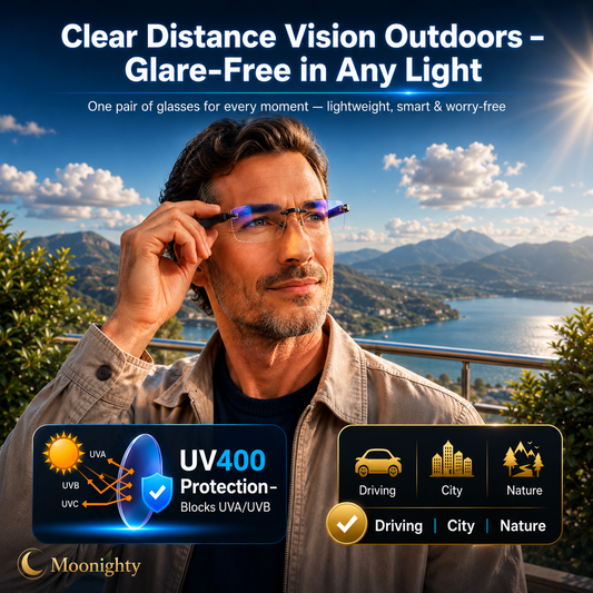 😍Buy 1 Get 1 Free - Just $9.9👓 Crystal Clear Reading Glasses – Lightweight Frameless Design with Premium Diamond-Cut Finish ✨
