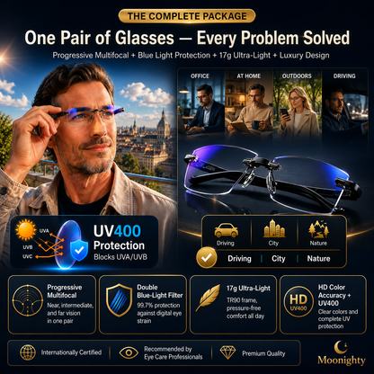 😍Buy 1 Get 1 Free - Just $9.9👓 Crystal Clear Reading Glasses – Lightweight Frameless Design with Premium Diamond-Cut Finish ✨