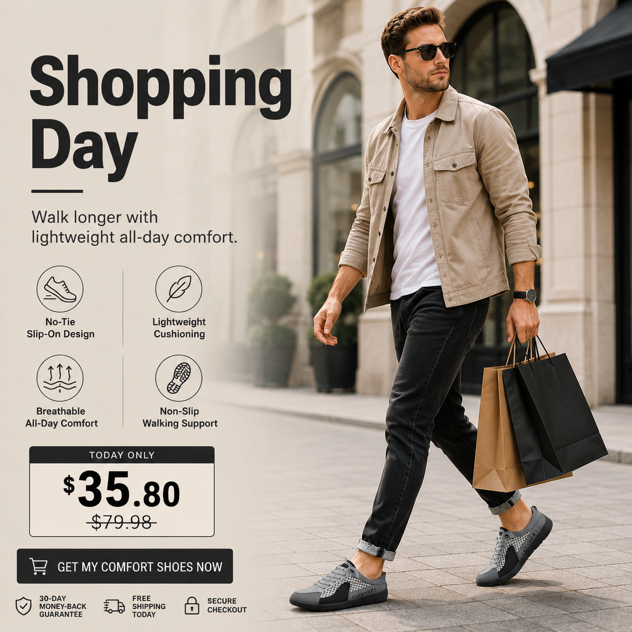 Top Pick🏆👟Slip-In Breathable Mesh Sneakers – Non-Slip Sole & Lightweight Cushioning for All-Day Comfort