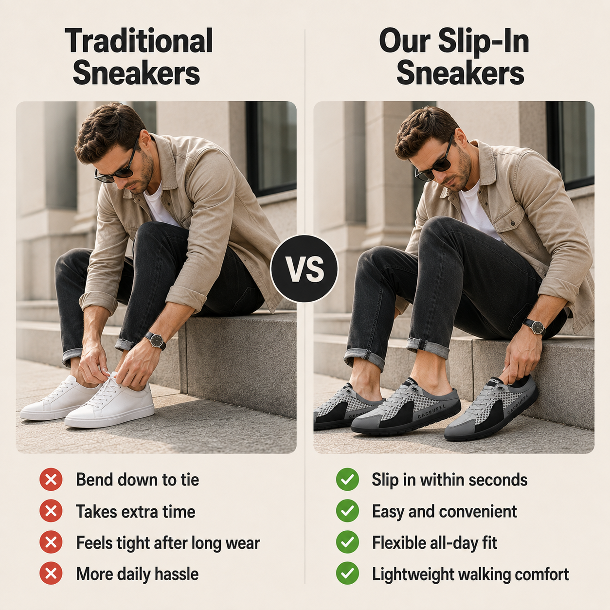 Top Pick🏆👟Slip-In Breathable Mesh Sneakers – Non-Slip Sole & Lightweight Cushioning for All-Day Comfort