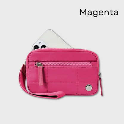 🔥Last Day 49% OFF | Puffer Wristlet Wallet Fits Phone💜