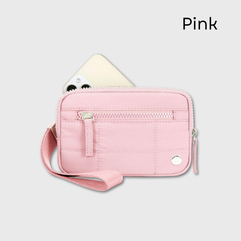 🔥Last Day 49% OFF | Puffer Wristlet Wallet Fits Phone💜