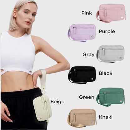 🔥Last Day 49% OFF | Puffer Wristlet Wallet Fits Phone💜