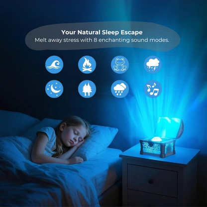 🎁Hot Sale Deals-Treasure Chest Projector Night Light✨