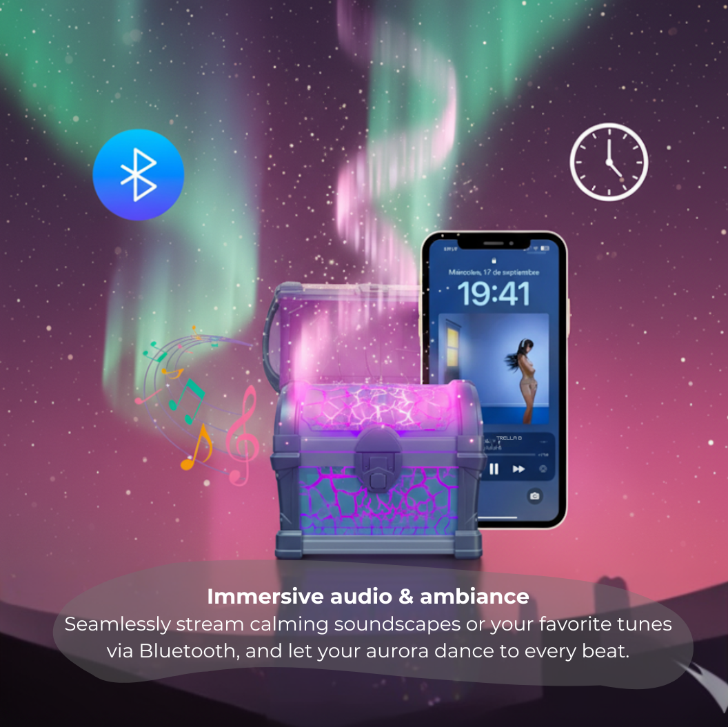 🎁Hot Sale Deals-Treasure Chest Projector Night Light✨