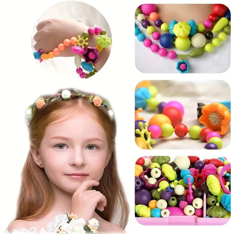 👸🏻Hot Sale Deals-Pop Beads for Kids' Jewelry Making