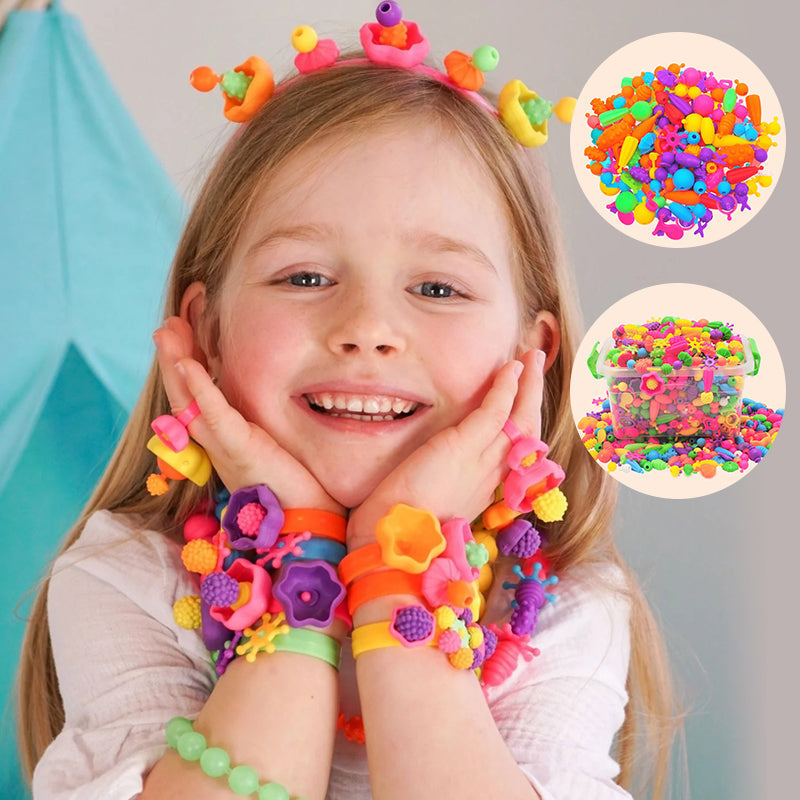 👸🏻Hot Sale Deals-Pop Beads for Kids' Jewelry Making