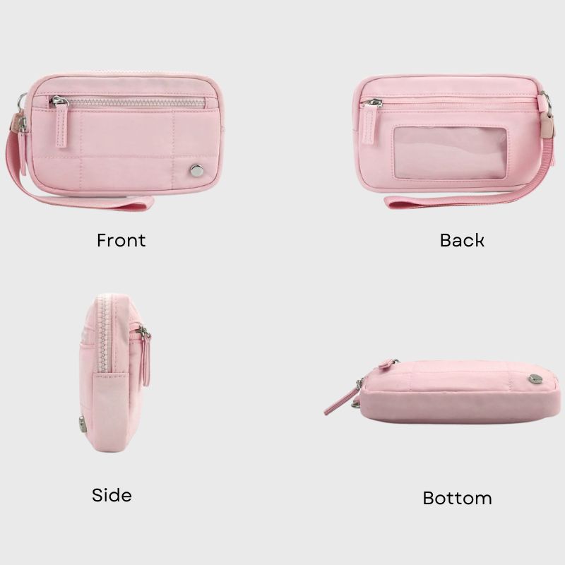 🔥Last Day 49% OFF | Puffer Wristlet Wallet Fits Phone💜