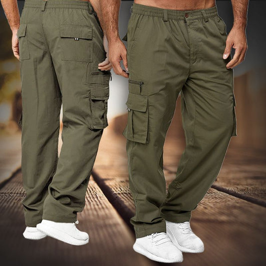 🔥Limited-time offer-Men’s Tactical Loose Straight-leg Multi-pocket Pants