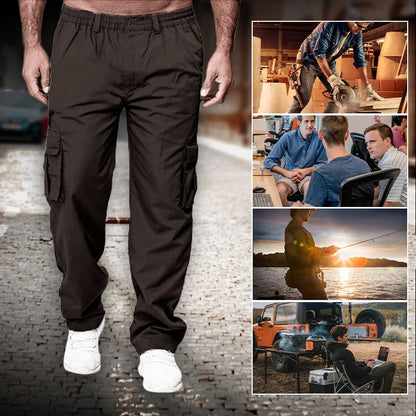 🔥Limited-time offer-Men’s Tactical Loose Straight-leg Multi-pocket Pants