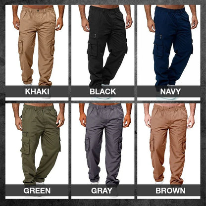 👖 59% OFF NOW! 🧵 Men's Multi-Pocket Relaxed Fit Cargo Pants – Durable & breathable – Perfect for work, hiking or everyday wear – practical and comfortable 🌿✨