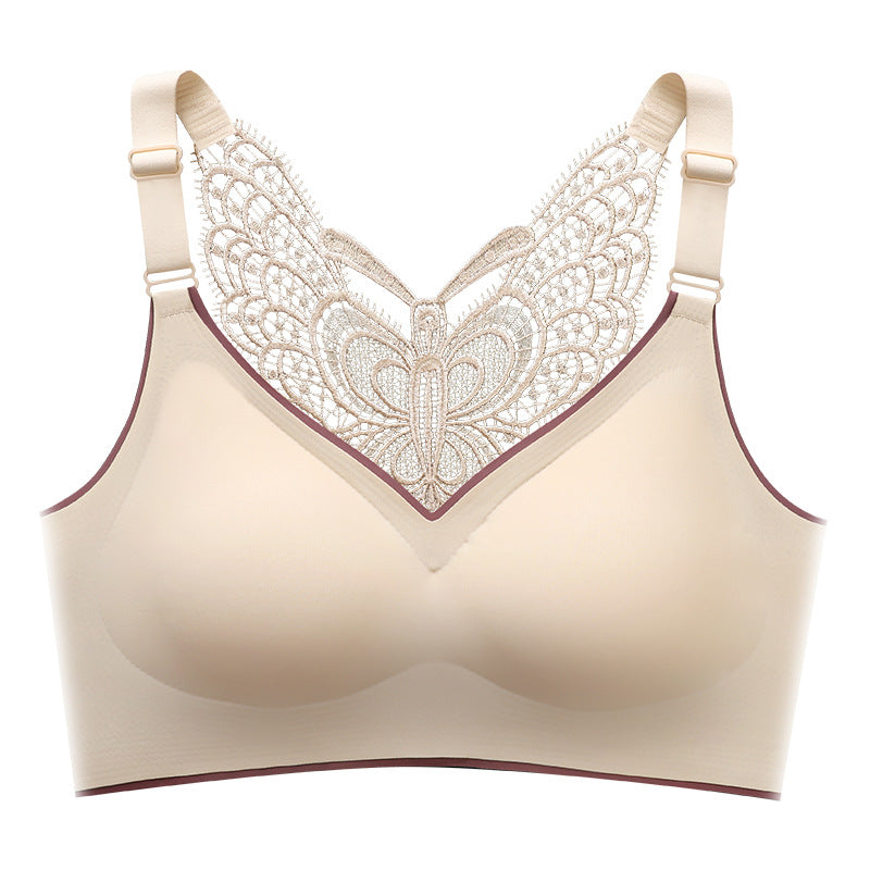 💥HOT SALE - 49%OFF💥Butterfly Embroidery Wirefree Bra
