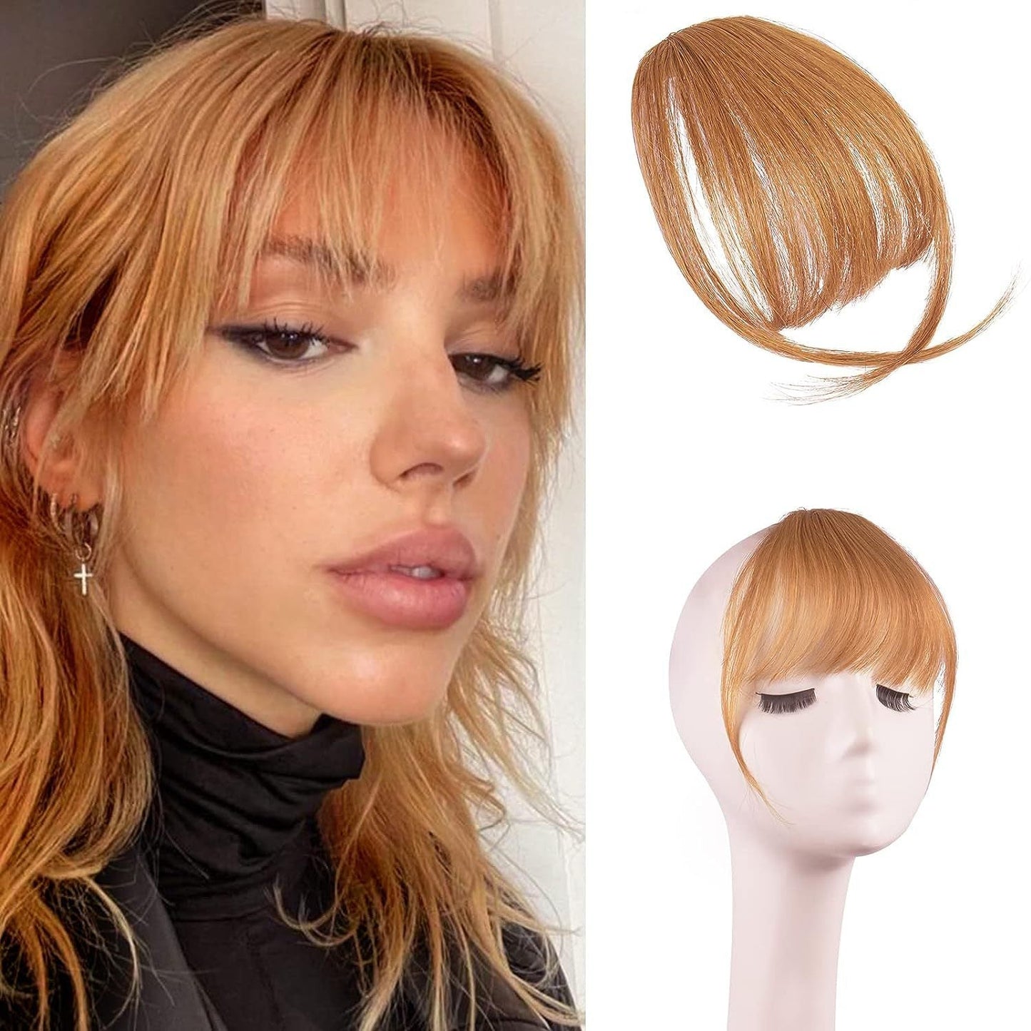 🔥Last Day-Buy 1 Get 1 Free!🎁Clip in Bangs (High temperature filament)