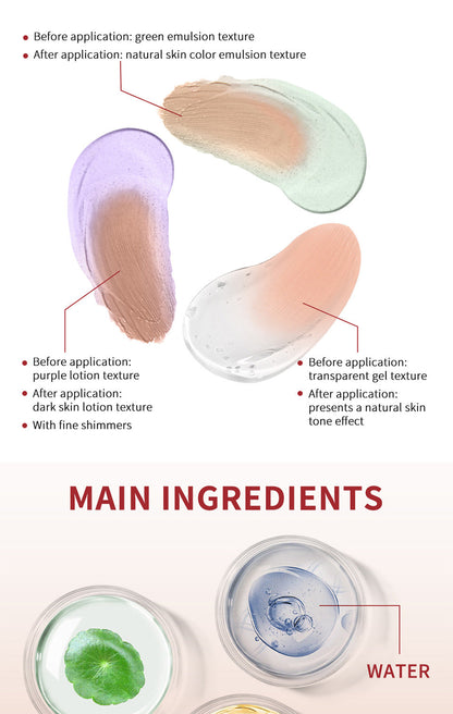 💓Buy 2 Get 1 Free💓Natural Red Brighten Water-Gel Correction Cream