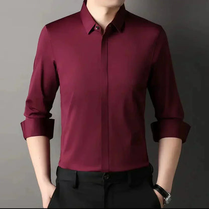 🔥2025 HOT SALE🔥Men's Wrinkle-Free Button-Down Shirt