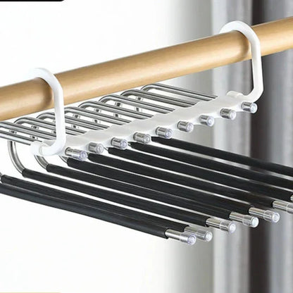 🥳2026 HOT SALE🥳💞50K+ SOLD!✨ 💝Multi layer zipper magic pants rack