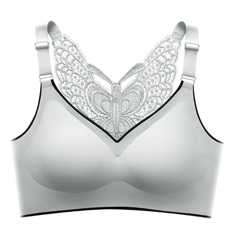 💥HOT SALE - 49%OFF💥Butterfly Embroidery Wirefree Bra