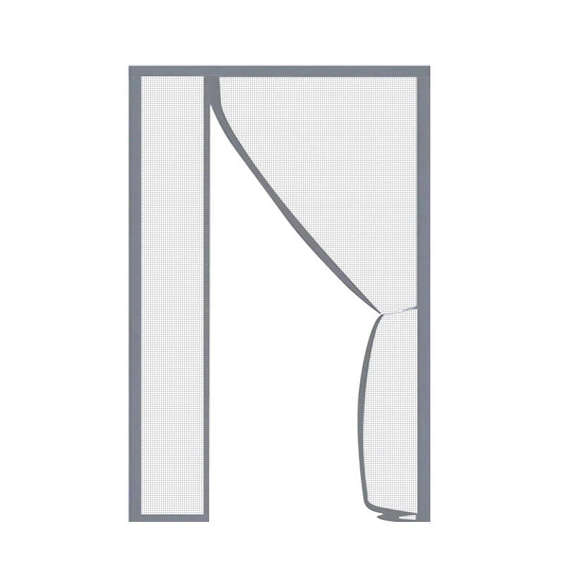 Mesh Curtain Door - Instant Mosquito Net Screen for Flies & Insects Easy Fastening Anti-Mosquito Door Curtain Modern Minimalist Style