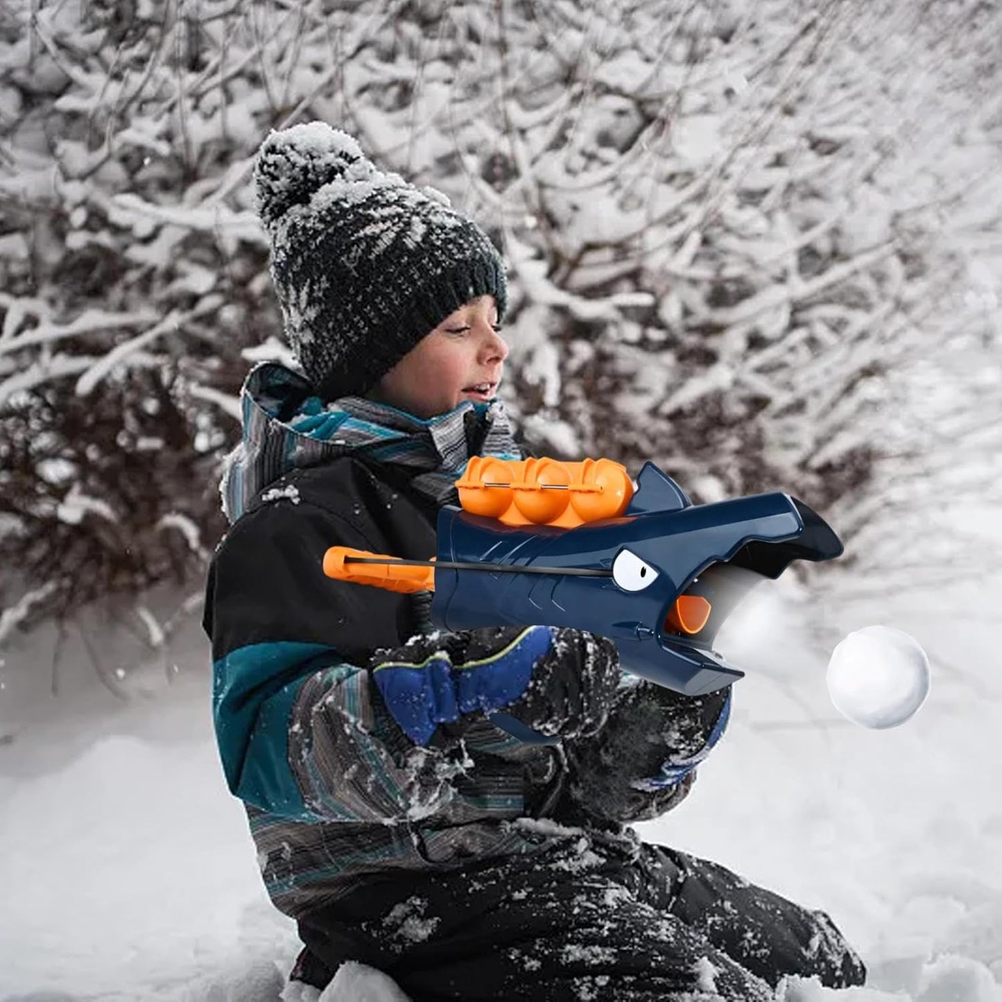🔥This Week's Special Offer 49% OFF -2025 Shark Snowball Launcher