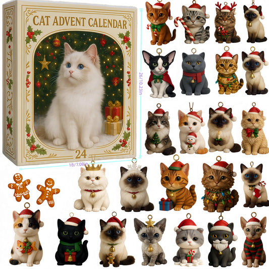 🔥Last Day 50% Off - Purrfect Christmas – Cat Lovers Advent Calendar 2025
