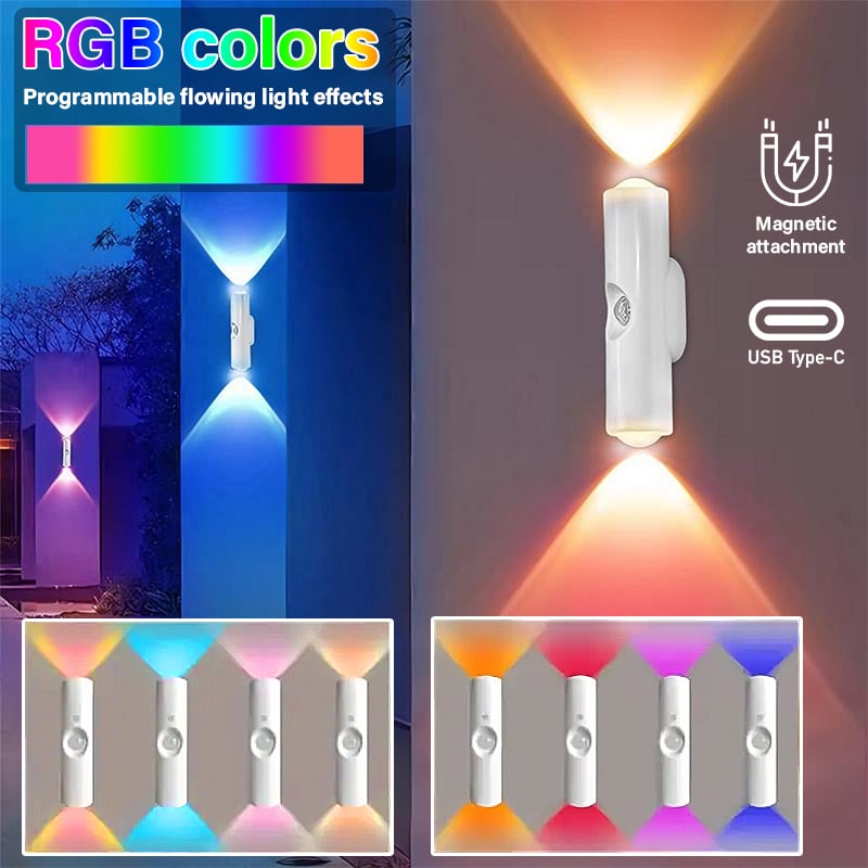 🎁LAST WEEK SPECIAL PRICE ￡5.9!!⏳Rechargeable Smart LED Motion Sensor Ambient Light
