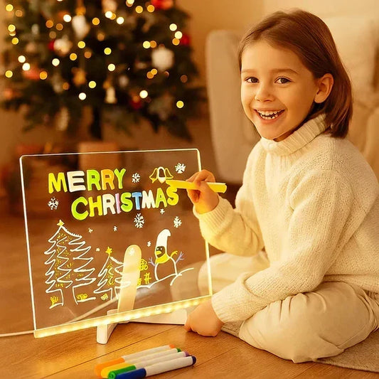 ✨LAST WEEK SPECIAL PRICE: $25.8!!⏳🎨Luminous Led Drawing Board For Children