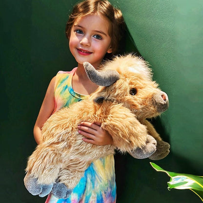 🔥Hot Sale 50% Off🎁Cute Cartoon Highland Cow Cuddly Toy