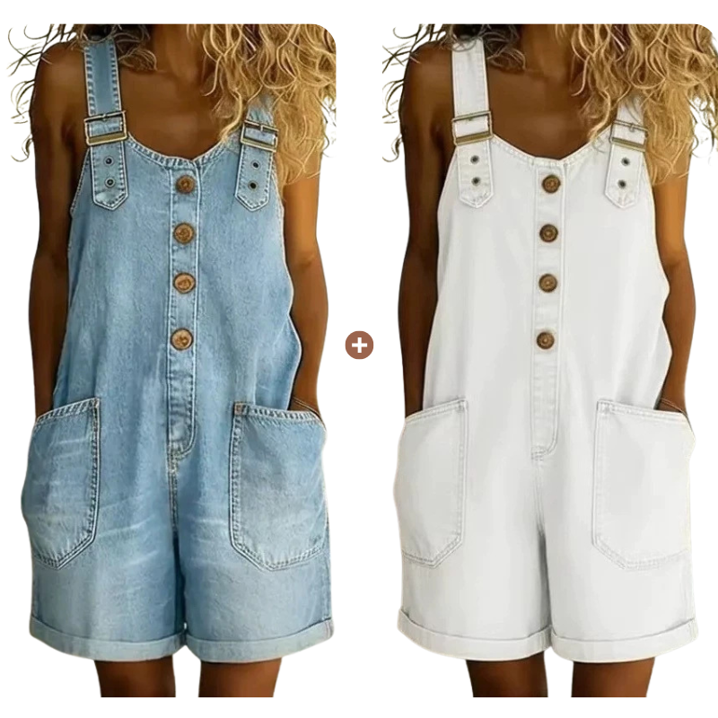 ⌛Limited-time Offer 50% OFF👍Women's Casual Denim Romper
