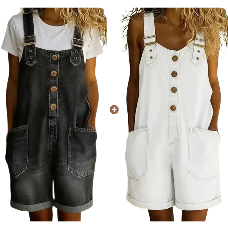 ⌛Limited-time Offer 50% OFF👍Women's Casual Denim Romper