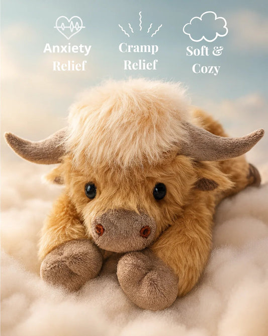 🔥Hot Sale 50% Off🎁Cute Cartoon Highland Cow Cuddly Toy