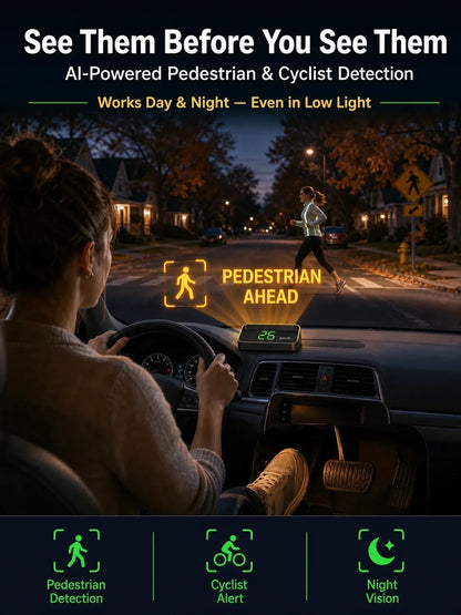 ⌛Limited-Time Offer-Head-Up Display (HUD) Car GPS Digital Speedometer