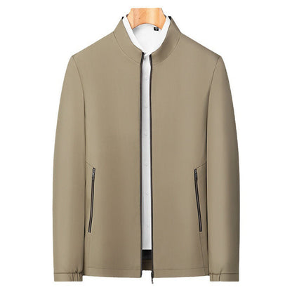 🔥Men's Standing Collar Zipper Casual Jacket