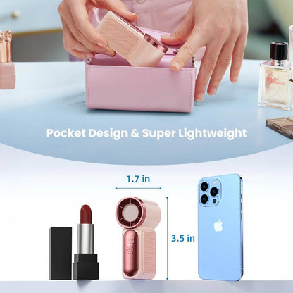 🌬️ LIMITED-TIME 49% OFF! ✨ Turbo Handheld Fan – LED Display, 6 Speeds, 3000mAh 🔋