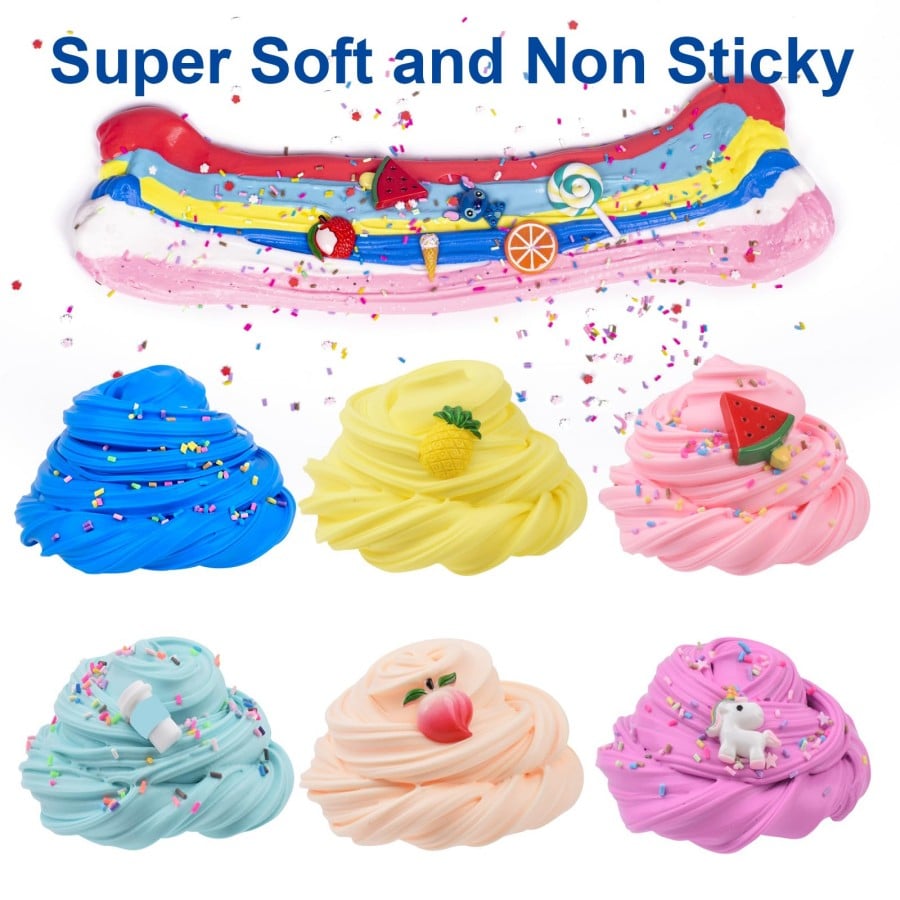 🎅Christmas Gift idea 50%OFF -🎁Super Clay Slime DIY Soft & Squishy Clay Scented Slime Sensory Clay