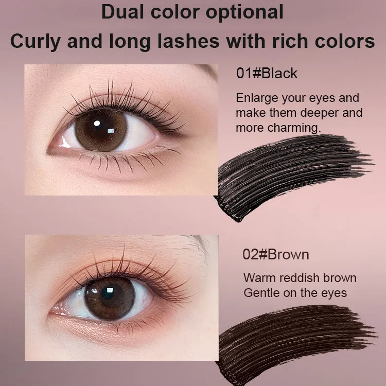 🔥 Hot Sale 50% OFF🔥🔥[Waterproof and Non-Smudging] Lengthening And Curling Long-lasting Mascara