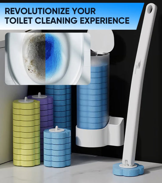 🔥LAST DAY SALE 💲19.99!!⚡50K+ SOLD!🚽💦Hands-Free Cleaning Gadget🧽Disposable toilet cleaning tool💦