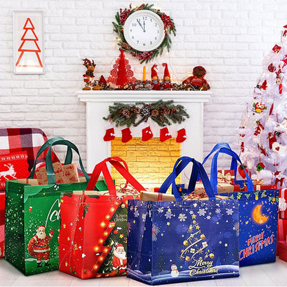 ♻️[Best Gift For Kids] ♻️🎁Halloween & Christmas Non-Woven Candy Tote Bag🎁