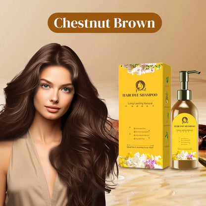 Summer Promotion 59% OFF✨Japanese Long Lasting Natural Hair Dye Shampoo🔥FREE Hair dye tool🎁