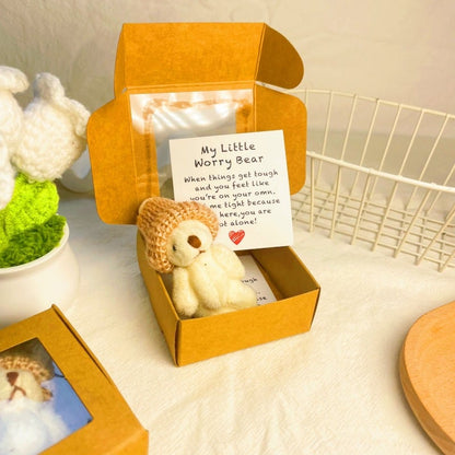 🎁Hot Sale ONLY $15 TODAY!!🧸✨Little Bear in Box, My Little Worry Bear