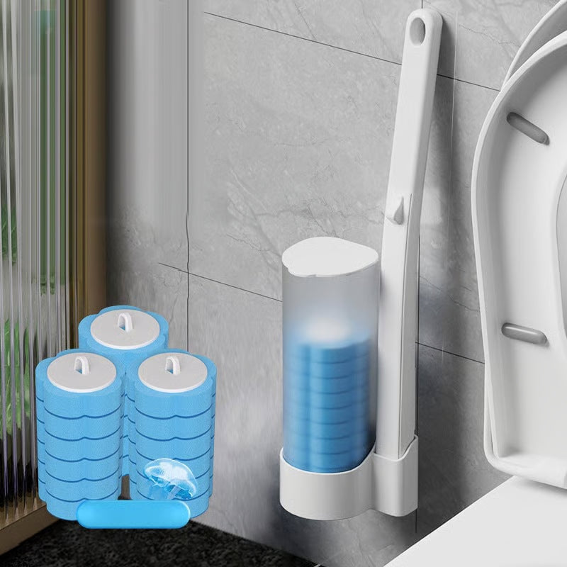 🔥LAST DAY SALE 💲19.99!!⚡50K+ SOLD!🚽💦Hands-Free Cleaning Gadget🧽Disposable toilet cleaning tool💦